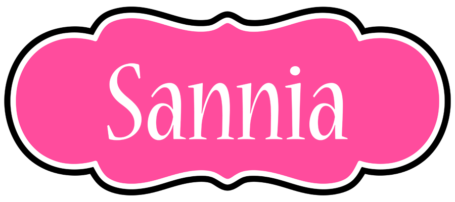 Sannia invitation logo