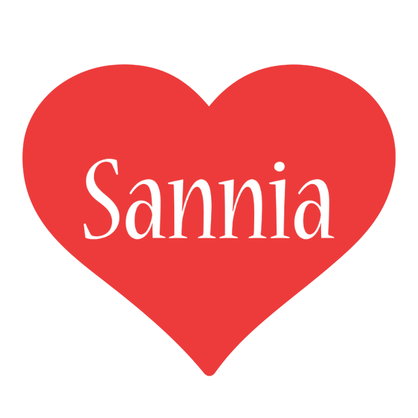 Sannia love logo