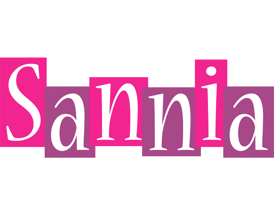 Sannia whine logo