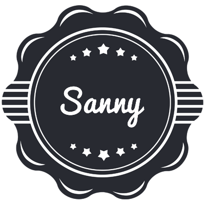 Sanny badge logo