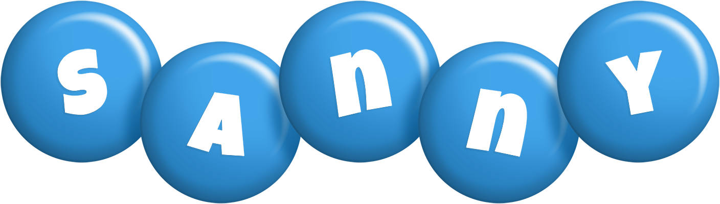 Sanny candy-blue logo