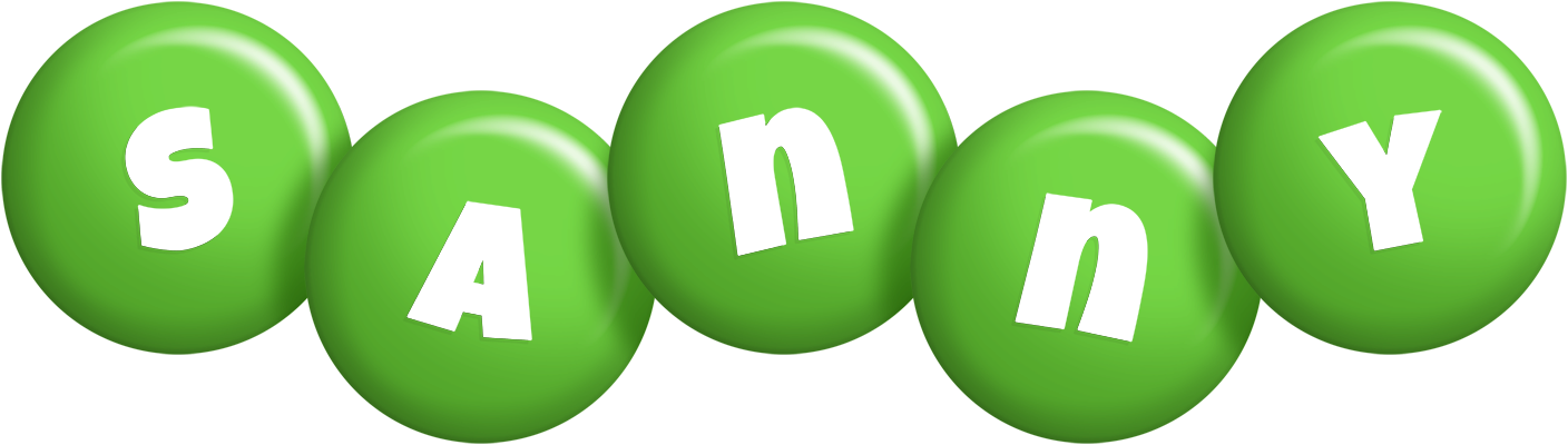 Sanny candy-green logo