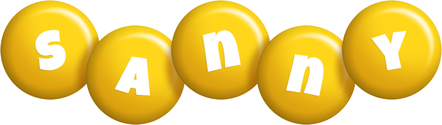 Sanny candy-yellow logo