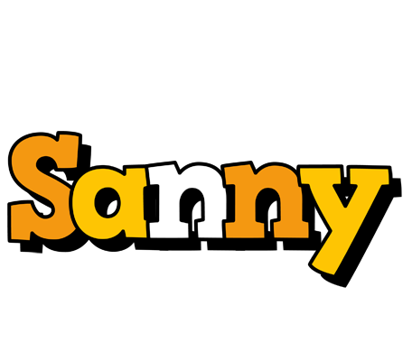 Sanny cartoon logo