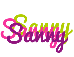 Sanny flowers logo