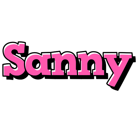 Sanny girlish logo