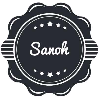 Sanoh badge logo