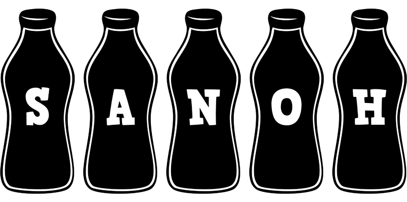 Sanoh bottle logo