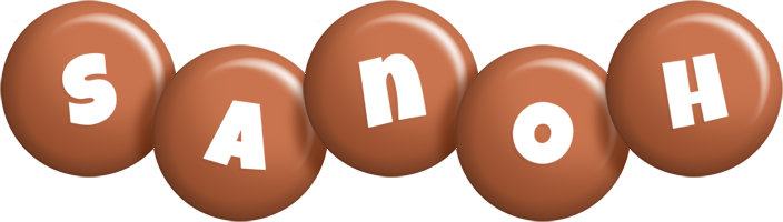 Sanoh candy-brown logo