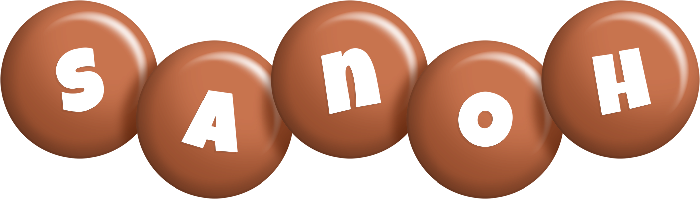 Sanoh candy-brown logo