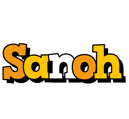 Sanoh cartoon logo