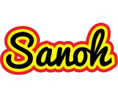 Sanoh flaming logo