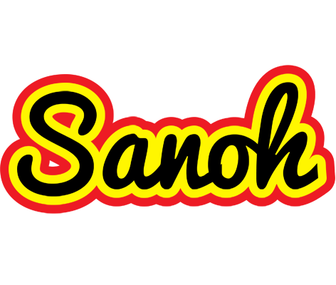 Sanoh flaming logo