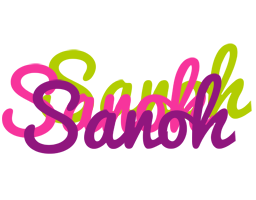 Sanoh flowers logo