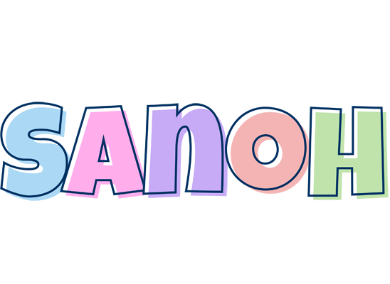 Sanoh pastel logo