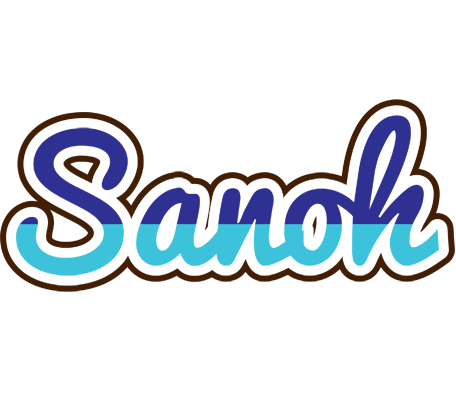 Sanoh raining logo