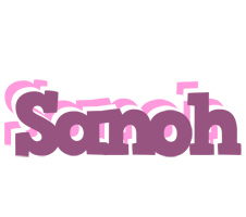 Sanoh relaxing logo