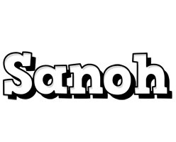 Sanoh snowing logo