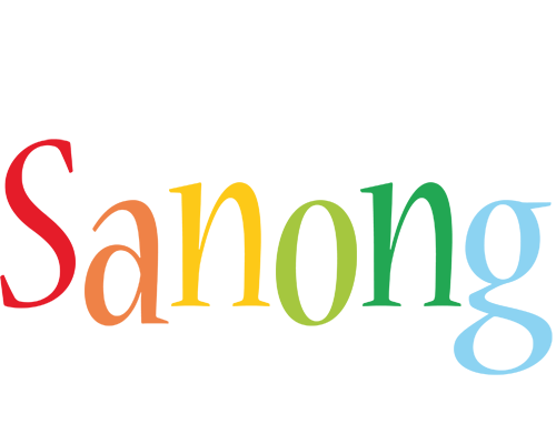 Sanong birthday logo