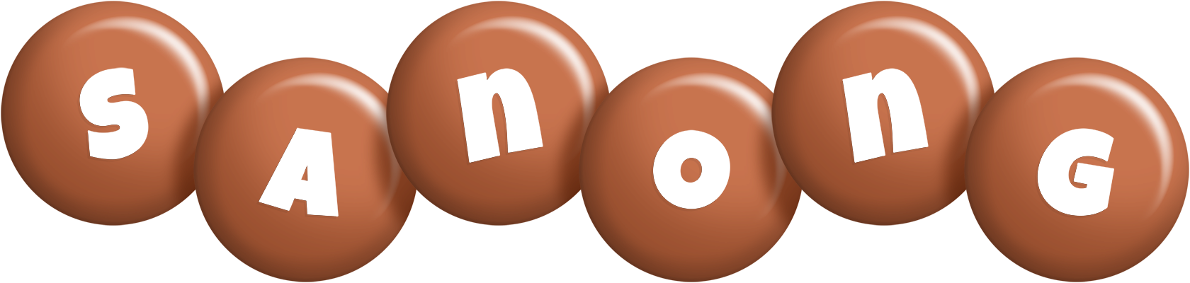Sanong candy-brown logo