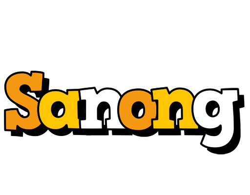 Sanong cartoon logo