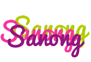 Sanong flowers logo