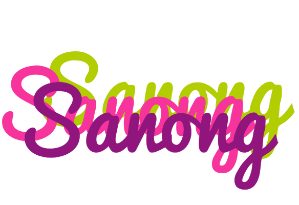 Sanong flowers logo