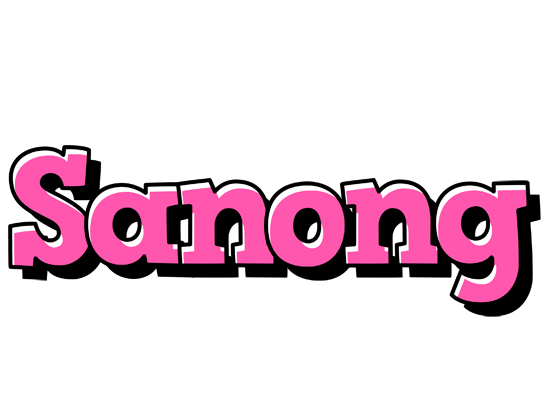 Sanong girlish logo