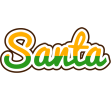 Santa banana logo