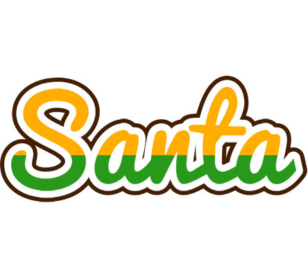 Santa banana logo