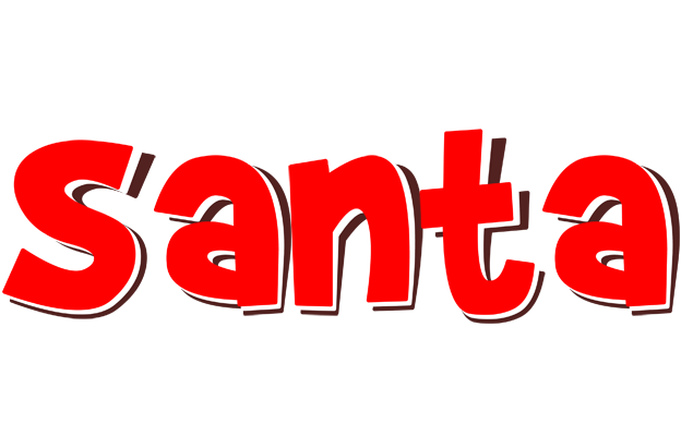 Santa basket logo