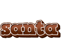 Santa brownie logo
