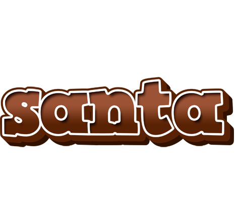 Santa brownie logo