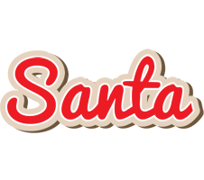 Santa chocolate logo
