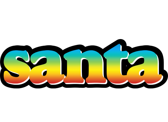 Santa color logo