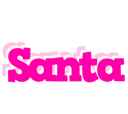 Santa dancing logo