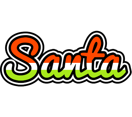 Santa exotic logo