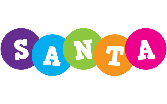 Santa happy logo