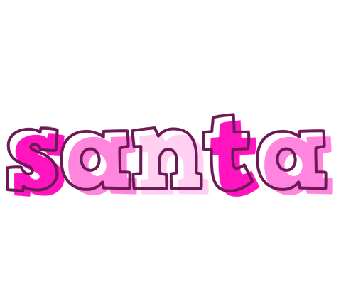Santa hello logo