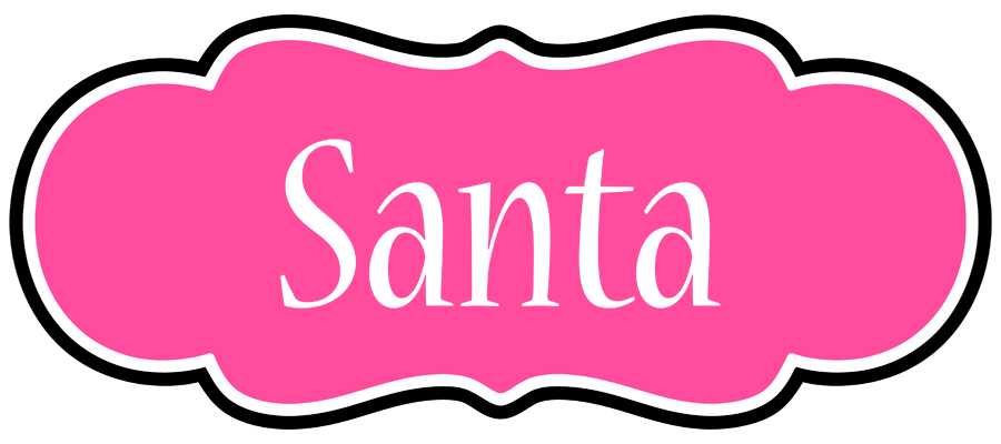 Santa invitation logo