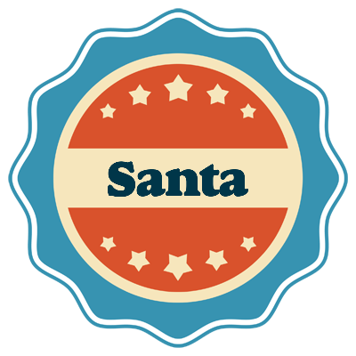 Santa labels logo
