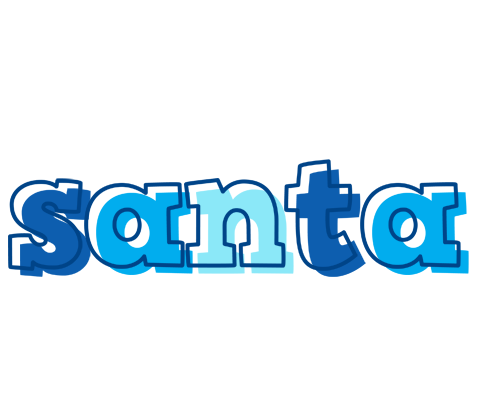 Santa sailor logo