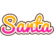 Santa smoothie logo