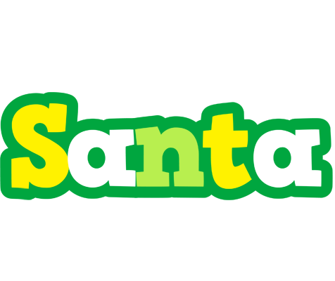 Santa soccer logo