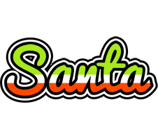 Santa superfun logo