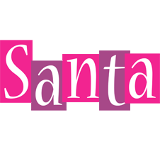 Santa whine logo