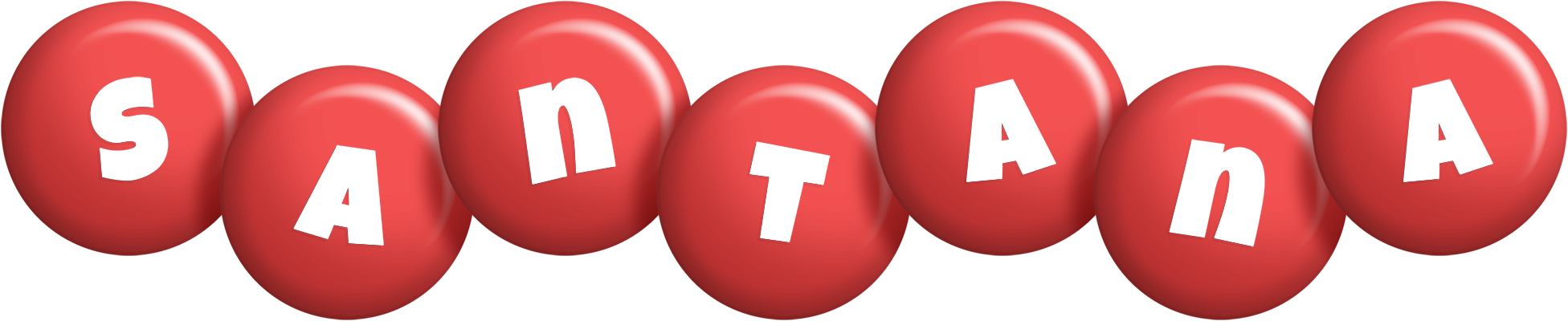 Santana candy-red logo