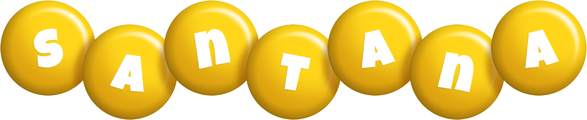 Santana candy-yellow logo