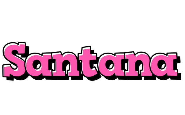 Santana girlish logo