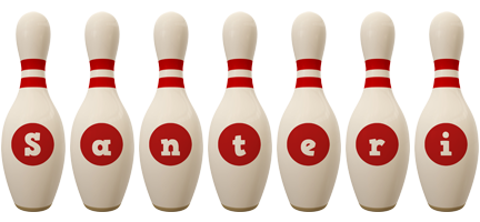 Santeri bowling-pin logo